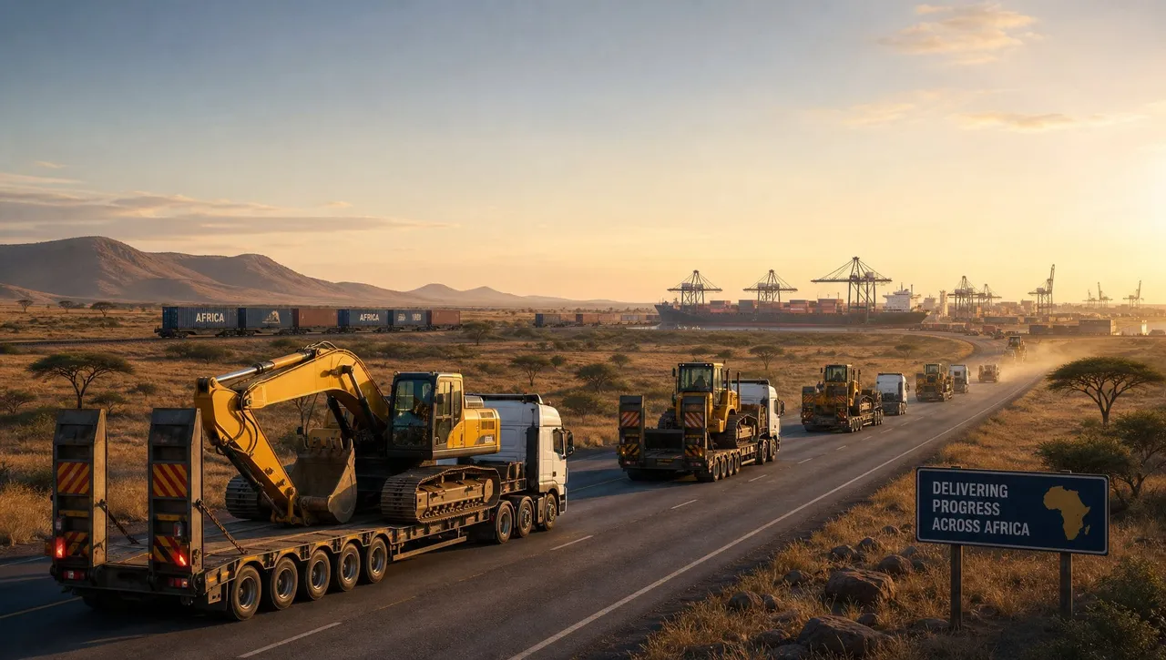 TerraSource Africa equipment delivery planning across cross-border routes